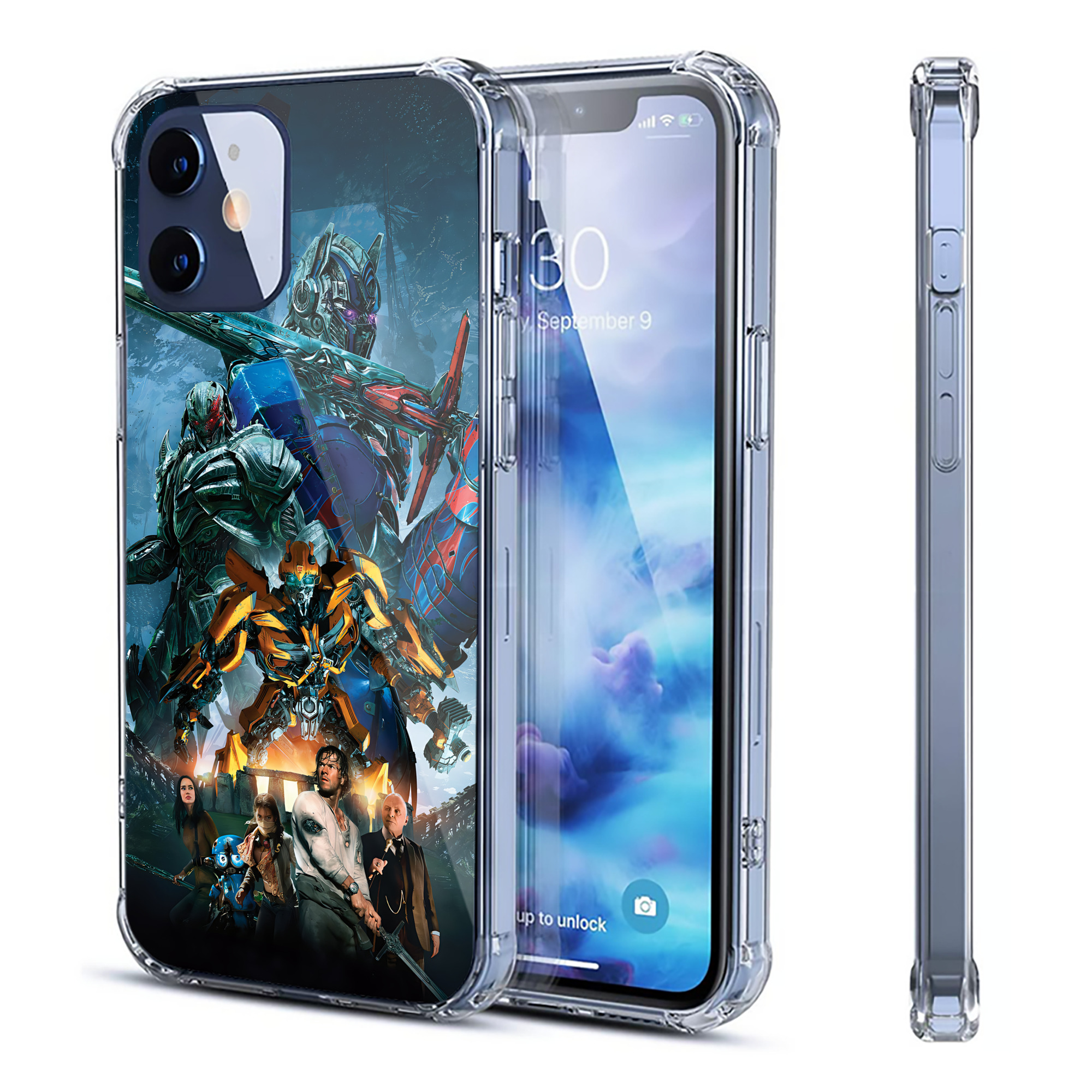 （画像用） Transformers トランスフォーマー 【iPhone 12シリーズ対応】透明スマホケース（クリアソフトケース）